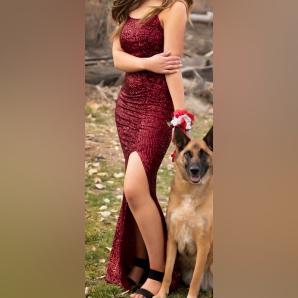 Deep Red Formal Dress